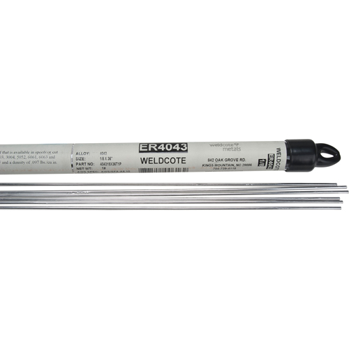Baguettes pour soudage TIG en longueurs de 36", 3/32", Aluminium Action Paper