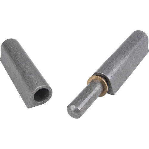 Charni&egrave;re &agrave; souder, 1,102" dia. x 10,236" lo, Acier doux a/goupille fixe en acier Action Paper