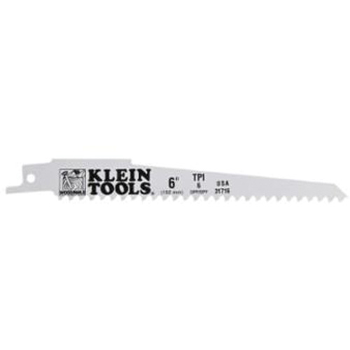 Lames de scie alternative, Bim&eacute;tal, 6 Dents par pouce, 6" lo x 3/4" la Action Paper