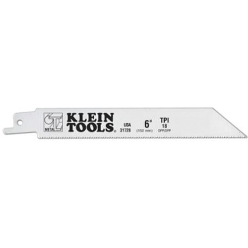 Lames de scie alternative, Bim&eacute;tal, 18 Dents par pouce, 6" lo x 3/4" la Action Paper