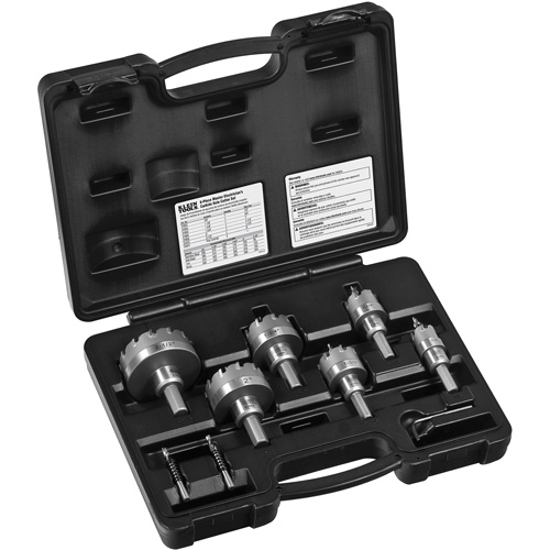 Master Electrician's Hole Cutter Kit, 8 Pieces Action Paper