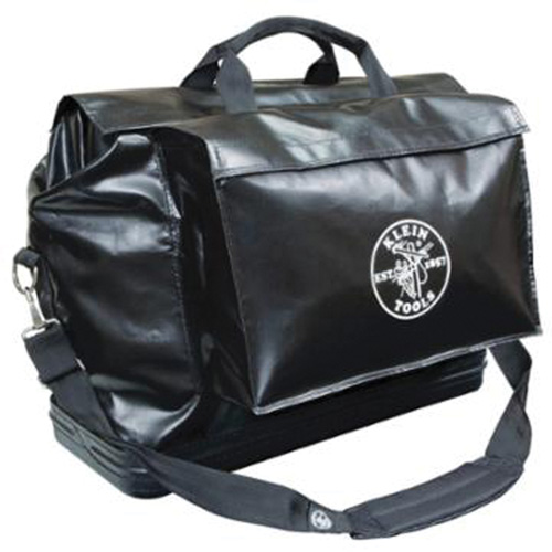 Sac d'&eacute;quipement, Vinyle, 2 pochettes, Noir Action Paper