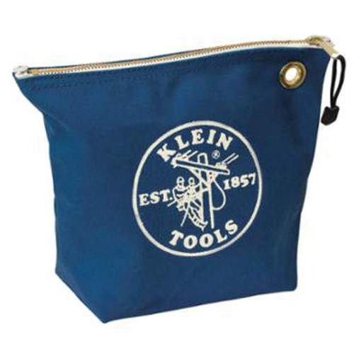 Pochette &agrave; outils &agrave; fermeture &eacute;clair, Toile, 1 pochettes, Bleu Action Paper
