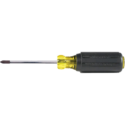 Phillips Screwdriver, #1, 6-3/4" L, Cushion Grip Handle Action Paper
