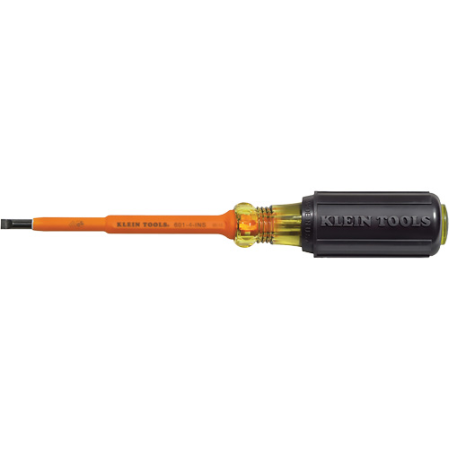 Insulated, Slot Cabinet Tip Screwdrivers Action Paper