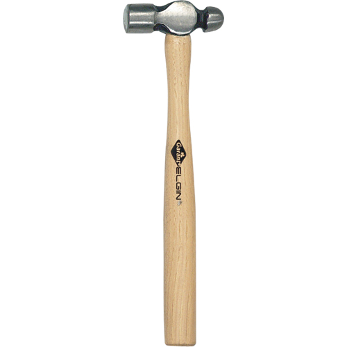 Ball Pein Hammer, 12 oz. Head Weight, Wood Handle Action Paper