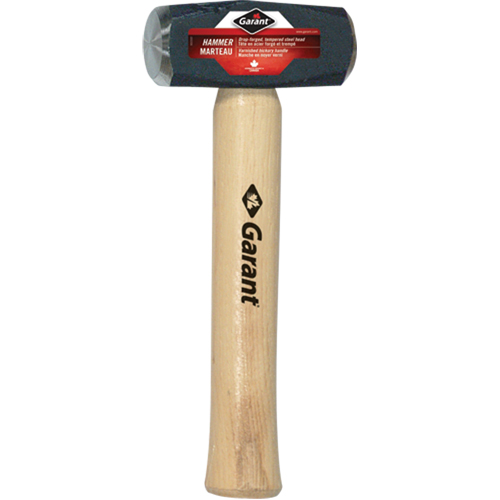 Club Hammer, 3 lbs., 10" L, Wood Handle Action Paper