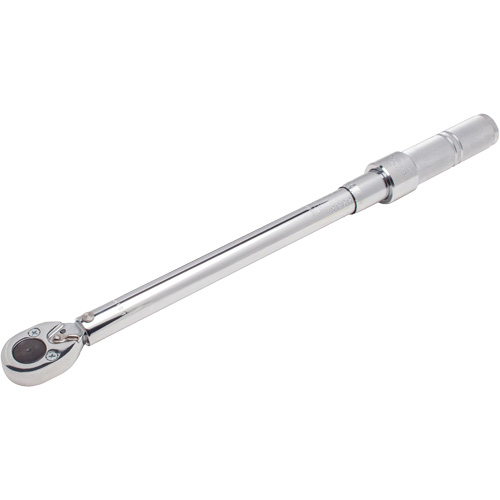 Micrometer Torque Wrench, 3/8" Square Drive, 20-100 ft-lbs. Action Paper
