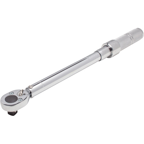Micrometer Torque Wrench, 1/2" Square Drive, 10-80 ft-lbs. Action Paper