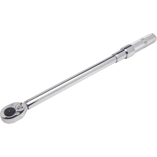 Micrometer Torque Wrench, 1/2" Square Drive, 30-150 ft-lbs. Action Paper