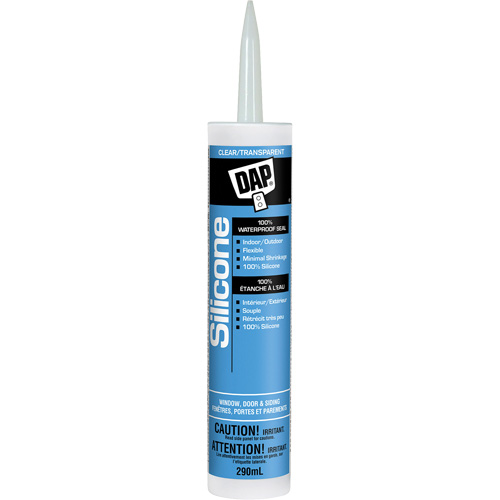 Silicone Sealant, 290 ml, Tube, Clear Action Paper