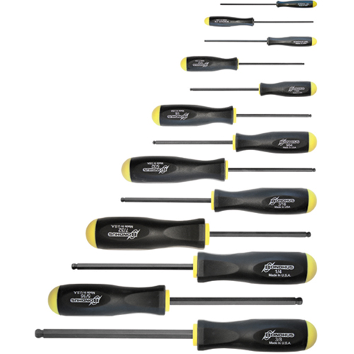 Jeux de tournevis ball driver - SAE, 13 mcx Action Paper