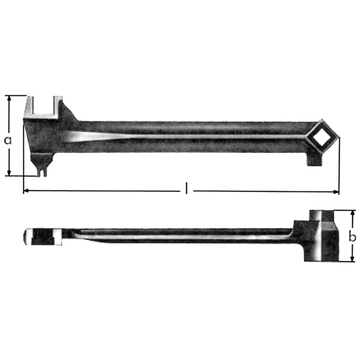 Bung Wrenches, 2-1/2", 15-1/15" Length Action Paper