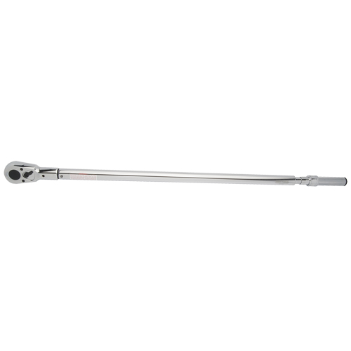 Heavy-Duty Micro-Adjustable Torque Wrench, Click, 3/4" Square Drive, 100 - 600 ft-lbs. Action Paper