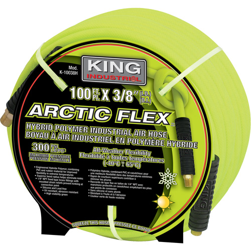 100' Hybrid Polymer Industrial Air Hose Action Paper