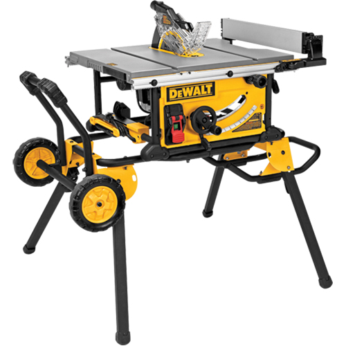 Scie de table pour chantier avec support roulant, 15 A, 4800 tr/min Action Paper