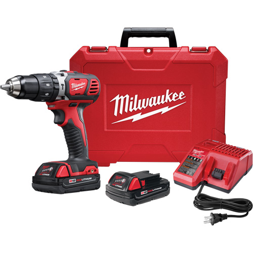 Trousse de marteau perforateur/visseuse compact sans fil M18, Mandrin 1/2", 18 V Action Paper