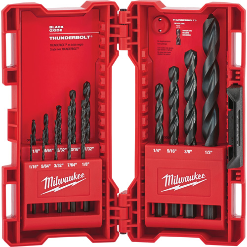 Thunderbolt&reg; Drill Bit Set, 14 Pieces, Steel Action Paper