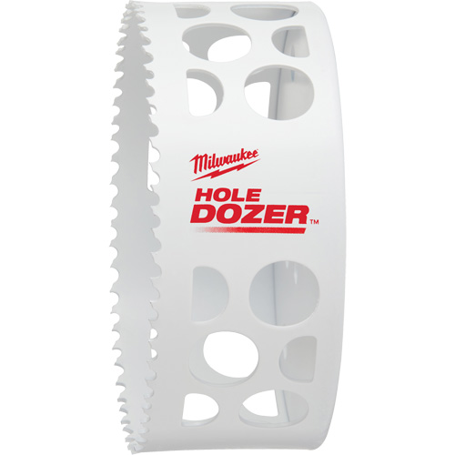 Scie-cloche Hole Dozer, 4-3/4", Profondeur de la coupe 1-5/8", Bim&eacute;tal Action Paper