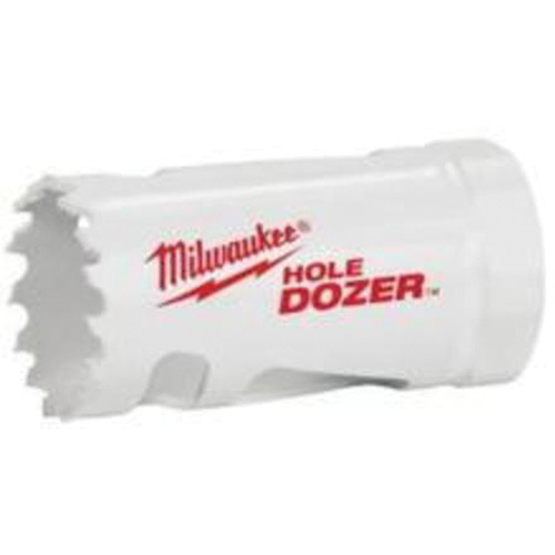 Scie-cloche Hole Dozer avec arbre, 1", Profondeur de la coupe 1-5/8", Bim&eacute;tal Action Paper