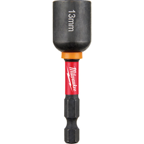 Tourne-&eacute;crou Shockwave Impact Duty, Embout 1/4", Prise 13 mm, 2-9/16" lo, Magn&eacute;tique Action Paper