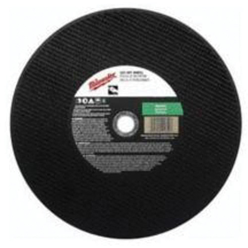 Premium Cut-Off Wheels, 14" x 1/8", 1" Arbor, Type 1, Silicon Carbide, 5400 RPM Action Paper