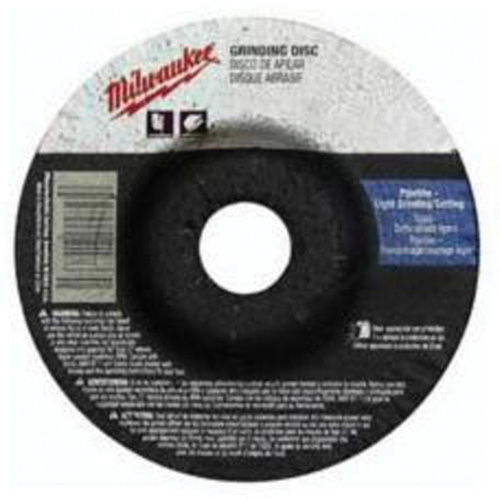 Grinding Wheel, 4-1/2" x 1/8", 7/8" Arbor, Aluminum Oxide, Type 27 Action Paper