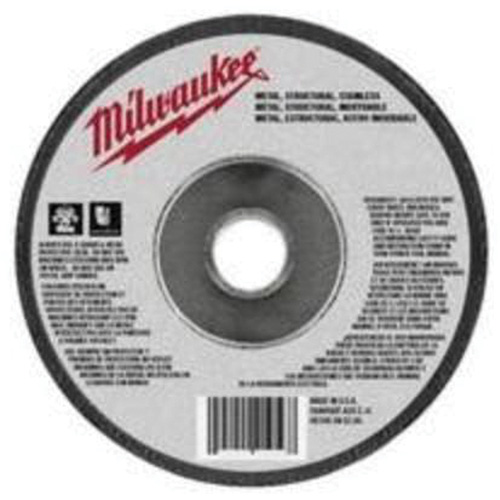 Reinforced Cut-Off Wheels, 6" x 0.045", 7/8" Arbor, Type 1, Aluminum Oxide, 10185 RPM Action Paper