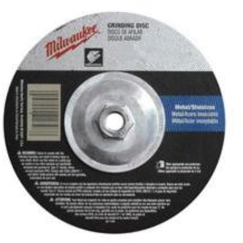 Grinding Wheel, 9" x 1/4", 5/8"-11 Arbor, Aluminum Oxide, Type 27 Action Paper
