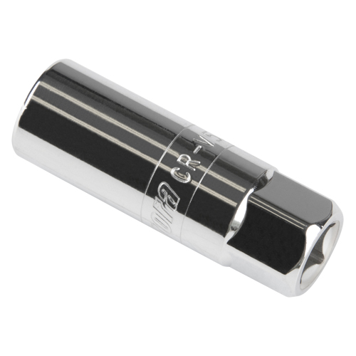 Spark Plug Socket Wrench, 3/8" Drive, 5/8" Socket, 2-9/16" L Action Paper
