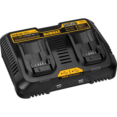 Max Jobsite Charging Station, 12 V/20 V, Lithium-Ion Action Paper