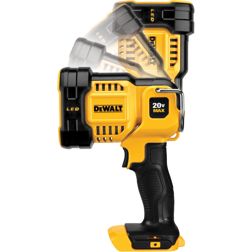 Max Cordless Jobsite Spotlight, LED, 1000 Lumens, Rechargeable Batteries Action Paper