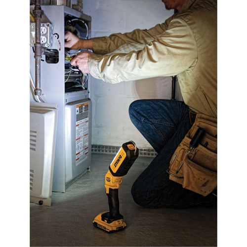 Max Cordless Hand-Held Area Light, LED, 500 Lumens, 3 Hrs. Run Time, Rechargeable Batteries, Not Included Action Paper