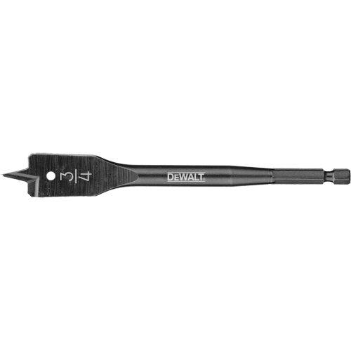 Spade Drill Bit, 3/4" Diameter, 3/4" Shank, 6" Length Action Paper