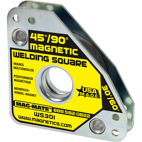 Magnetic Welding Squares, 7-5/8" L x 3/4" W x 3-3/4" H, 60 lbs. Action Paper