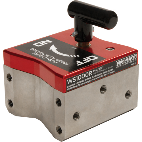Mag90 On/Off Magnetic Squares, 4-1/4" L x 4" W x 4-3/4" H, 1000 lbs. Action Paper