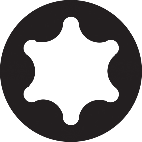 Sixpac Plus Multi-Bit Screwdriver -Replacement Bit, Security Torx, 10, 1/4" Drive Action Paper