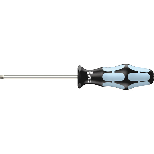 3368 Square Point Screwdriver , #2 Tip, Round, 8-1/16" L, Plastic Handle Action Paper