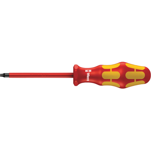 160 iS VDE Insulated Square point screwdriver, #2 Tip, Round, 12" L, Plastic Handle Action Paper