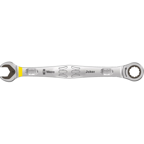 Joker Combination Wrench 10 mm, 12 Point, 10 mm, Chrome Finish Action Paper