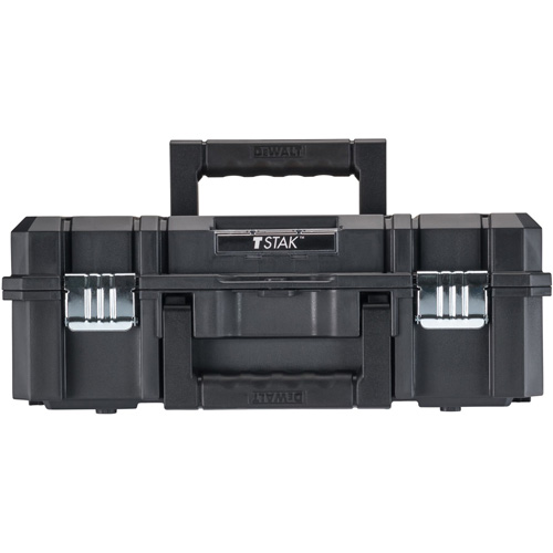 TSTAK&reg; II Tool Box with Flat Top, 17-1/4" x 13" x 6-3/8", Black Action Paper
