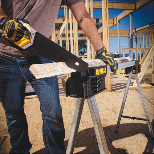 Metal Folding Sawhorse Action Paper