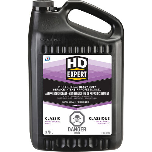 Antigel/liquide de refroidissement concentr&eacute; de s&eacute;rie lourde pour moteur diesel Turbo Power, 3,78 L, Gallon Action Paper