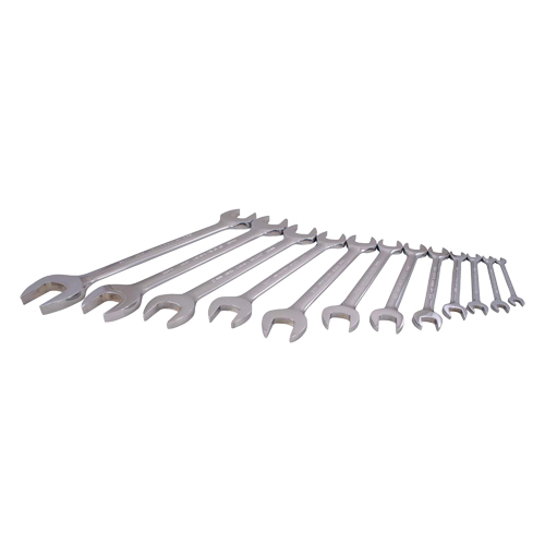 Wrench Set, Open-Ended, 12 Pieces, Metric Action Paper