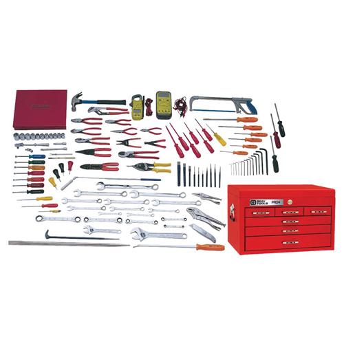 Electricians Master Set With Top Chest, 114 Pieces Action Paper