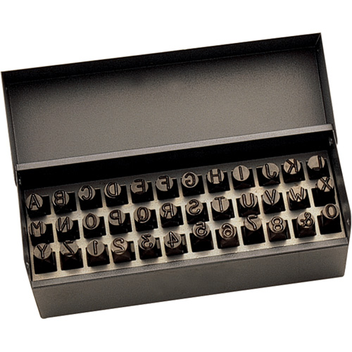 Letter & Number Hand Stamp Set, 36 Pieces Action Paper