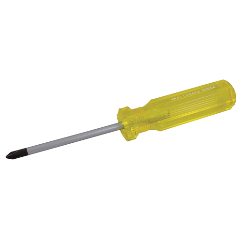 Tournevis Phillips, #0, 5-5/16" l, Prise Plastique Action Paper
