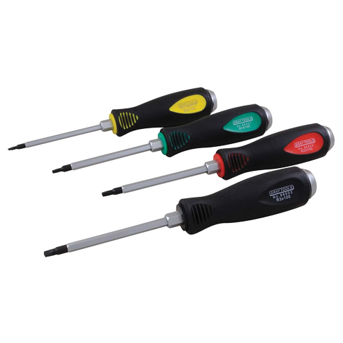 Square Recess Screwdriver Set, 4 Pcs. Action Paper