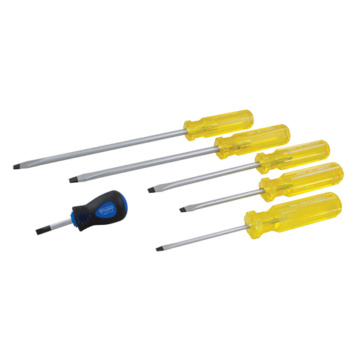 Slotted Screwdriver Set, 6 Pcs. Action Paper