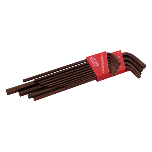 Extra Long Arm Hex Key Set, 13 Pcs., Imperial Action Paper